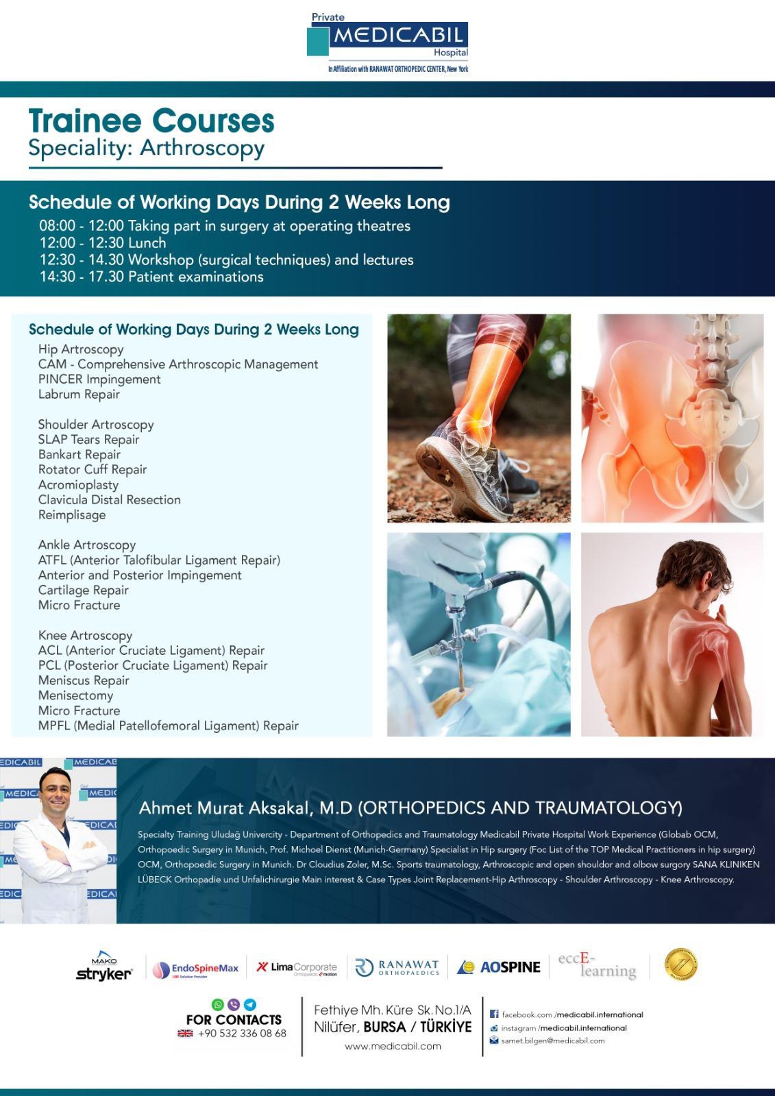 Arthroscopy training